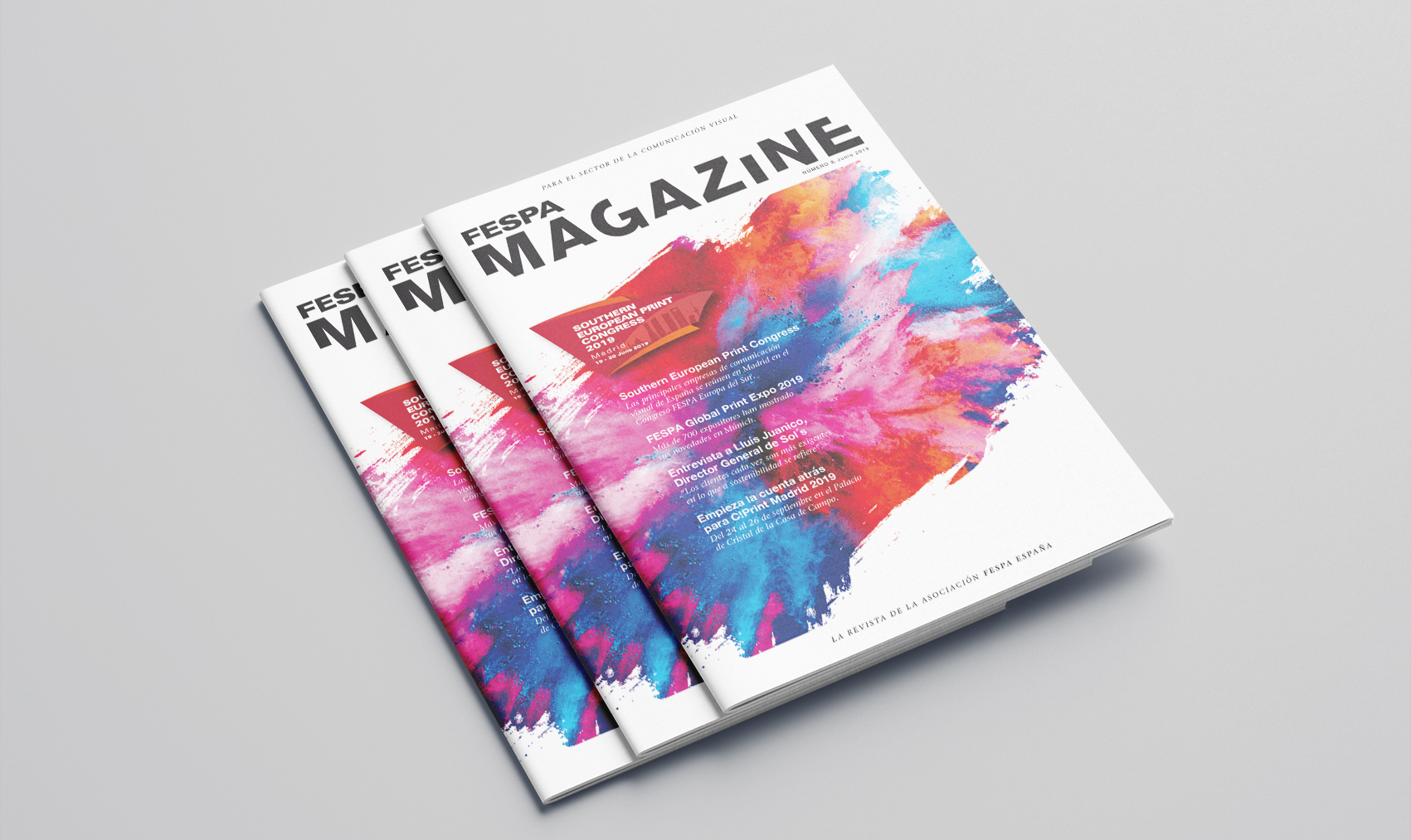 FESPA España renueva la imagen de su revista en papel